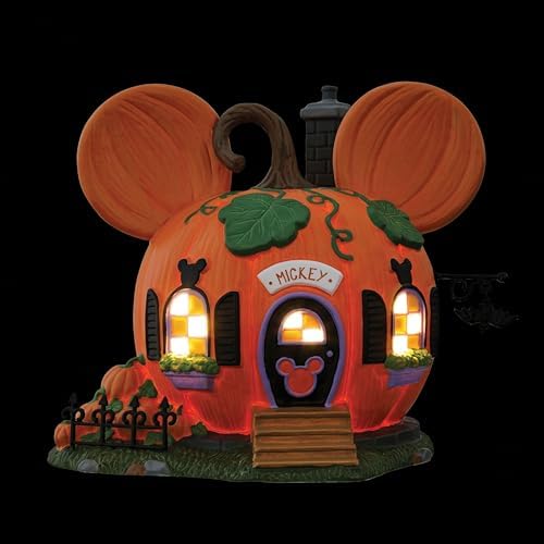 Department 56 Disney Halloween Pumpkin Town House Light Building