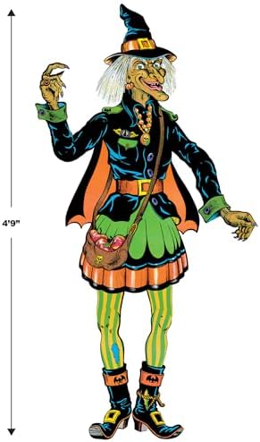 Beistle Vintage Halloween Jointed Witch 1