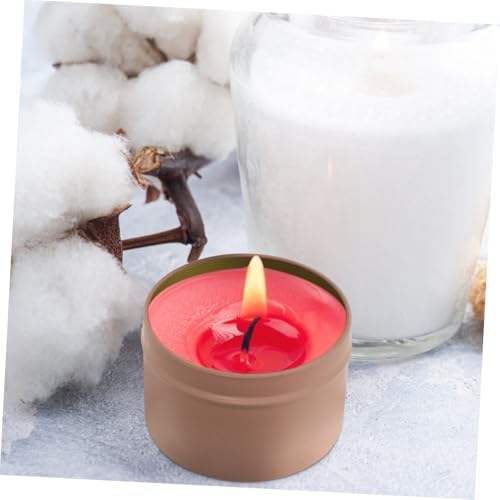 Cabilock 12Pcs 4oz Metal Candle Tins with Lids Empty DIY Containers