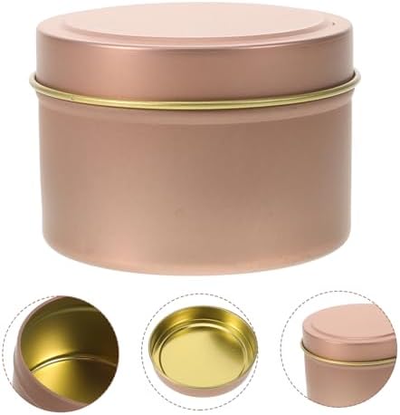 Happyyami 12pcs Empty Candle Jars with Sealing Lid