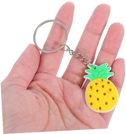 Unomor 12Pcs Pineapple Keychain Charms Summer Party Favors