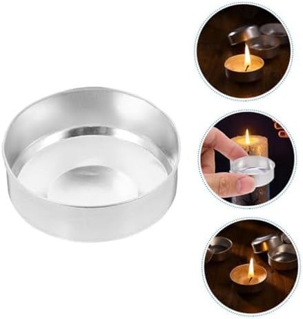 150pcs Reusable Aluminum Candle Tins for DIY and Decor