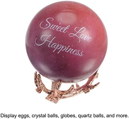 MECCANIXITY Crystal Ball Display Stand Rose Gold