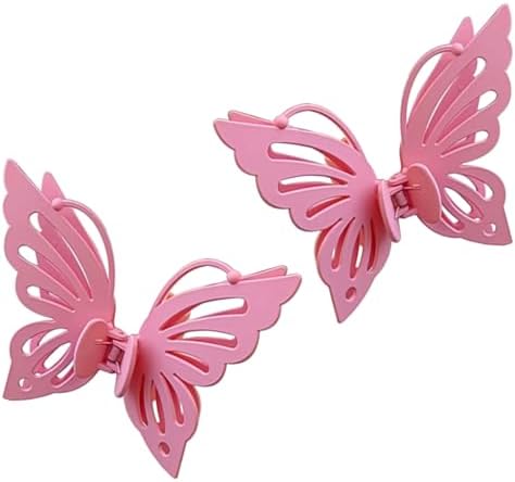 Lovely Pink Butterfly Curtain Tiebacks 2Pcs