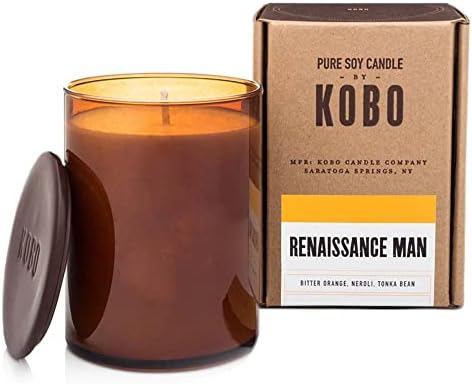 KOBO Renaissance Man Scented Candle 15 oz Jar
