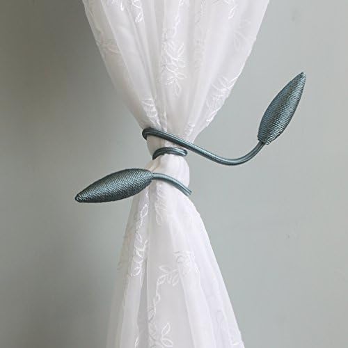 Valea Home 4 Piece Curtain Tiebacks in Teal