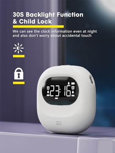 ROCAM Vibrating Alarm Clock with Dual Alarms