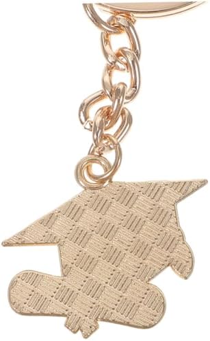 5pcs Zinc Alloy Graduation Cap Keychain Charms