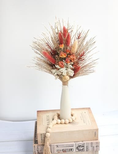 Xins Convey Dried Flower Bouquet with Vase