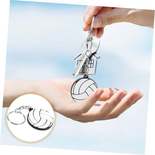 Volleyball Keychain Sports Party Favor Lightweight Keyring for Backpacks