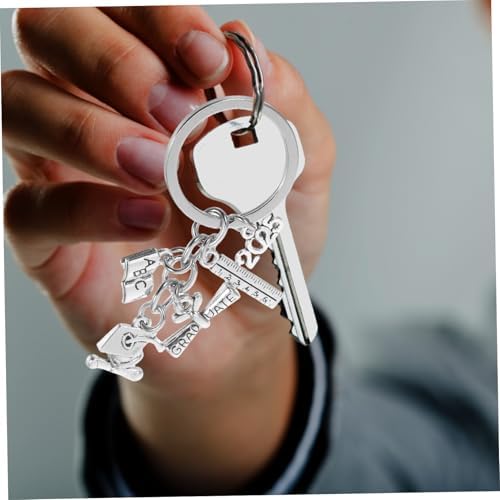 Graduation Keychain Stylish Keyring Funny College Student Backpack Purse Charm Party Favors