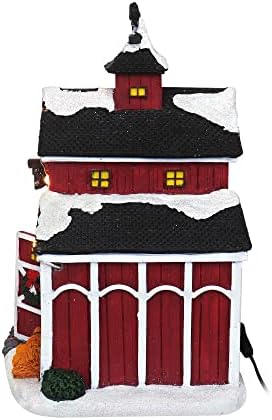 Christmas Village Farm Country Barn Collectible