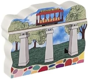 Cats Meow Village Mister Rogers Trolley Collectible