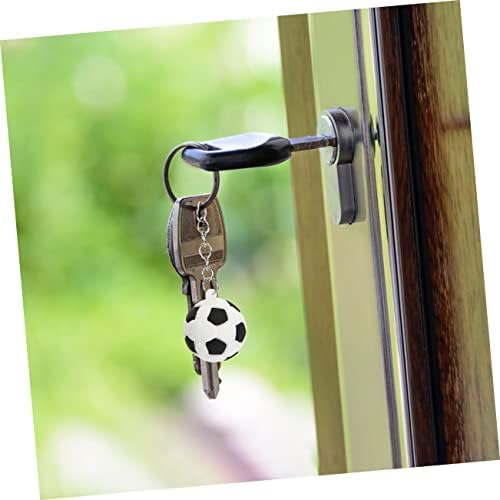 16Pcs Soccer Ball Keychains for Backpacks and Party Favors