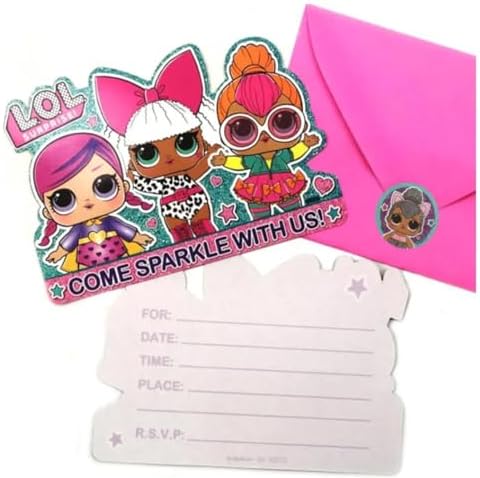 Amscan LOL Birthday Party Supplies Bundle