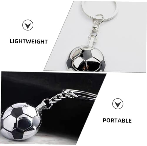 3Pcs Soccer Keychains Football Keyrings Multi Functional Backpack Pendants