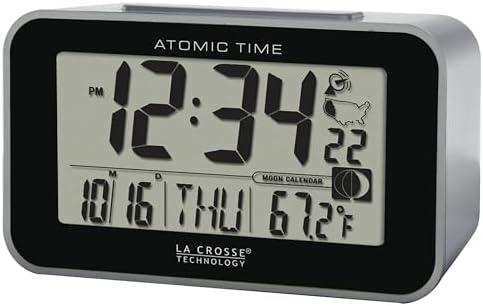 La Crosse Technology Atomic LCD Alarm Clock 617-1270