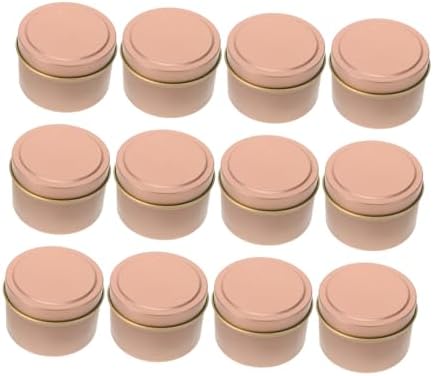 Happyyami 12pcs Empty Candle Jars with Sealing Lid