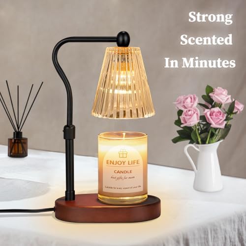 Electric Candle Warmer Lamp with Timer and Dimmer