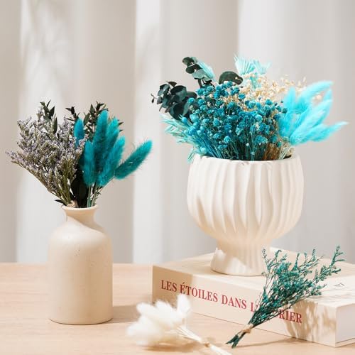 12 Pieces DIY Natural Dried Flower Set Blue