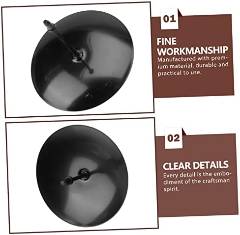 12Pcs Iron Candle Holders for Advent Wreaths and Christmas Celebrations