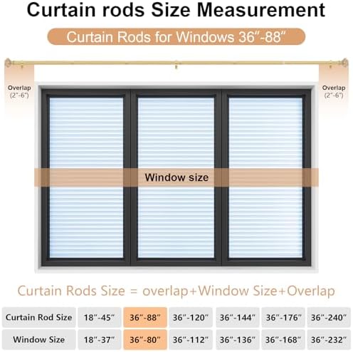 Gold Curtain Rods 48 to 84 Inch Vintage Crystal Finials