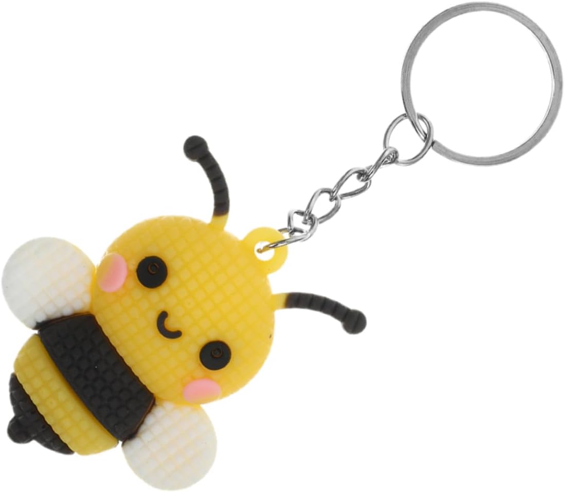 Cute Bee Keychain Backpack Keyring Party Favor