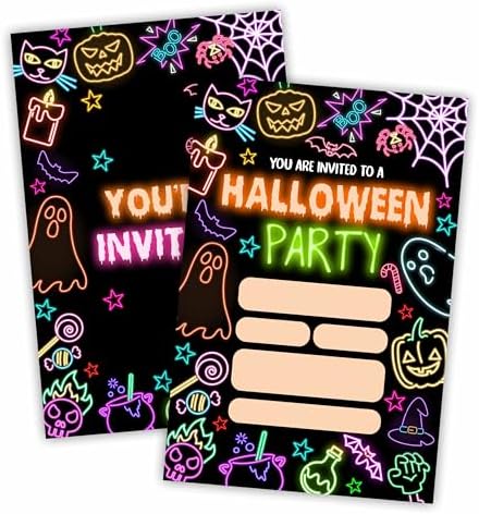 Halloween Party Invitations Set of 25 with Envelopes 1
