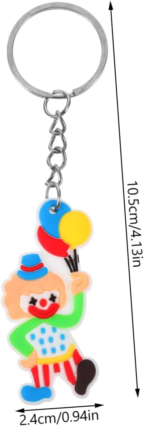 12pcs Unique Clown Key Chain for Women Party Decor
