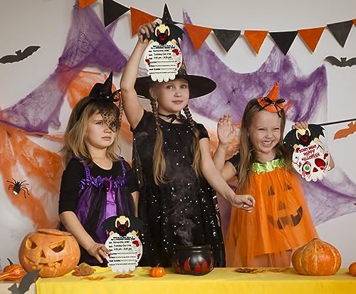 WhatSign Halloween Party Invitations Cards 12PCS Scary Bat with Envelopes