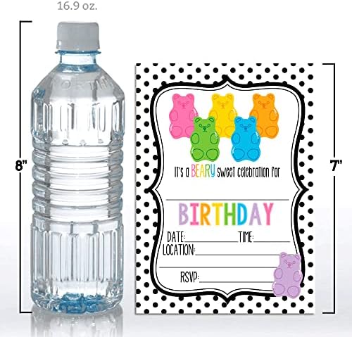 Beary Sweet Birthday Party Invites for Kids