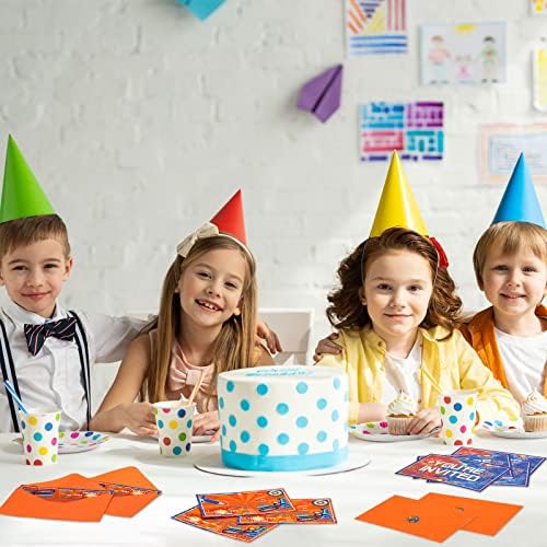 30 Pcs Dart Party Invitations with Gun Stickers