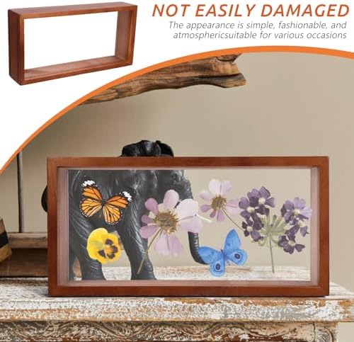 Abaodam Dried Flowers Shadow Box Frame Display Case