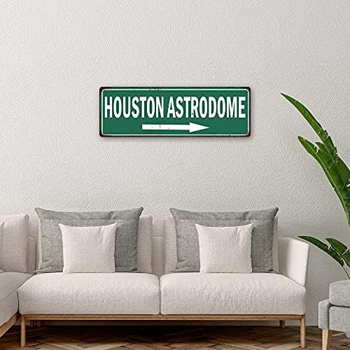 Chico Creek Houston Astrodome Metal Sign 6x18 Matte Finish