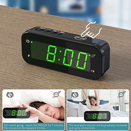 KWANWA 2 in 1 Alarm Clock Thermometer