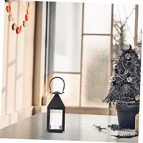 Cabilock Vintage Wrought Iron Wind Lantern Candleholder
