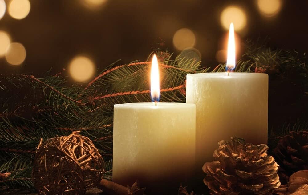 Root Candles 33917 Unscented Timberline Pillar Candle 9-Inch Ivory