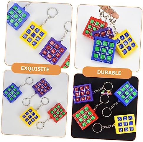 IMIKEYA 4pcs Chess Keychains Fun Fidget Toys