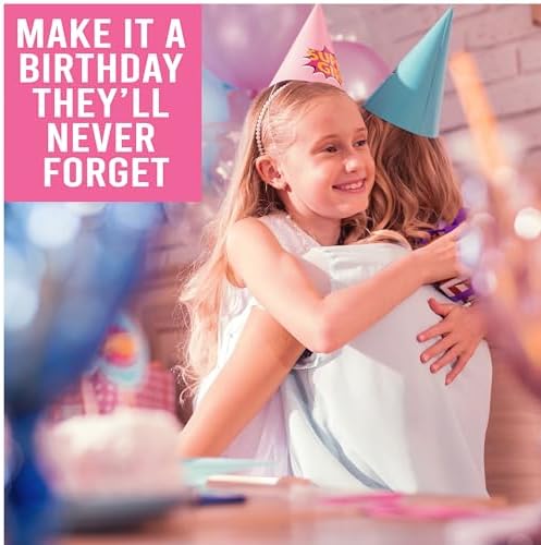 Hadley Designs 15 Dog Themed Birthday Invitations for Girls