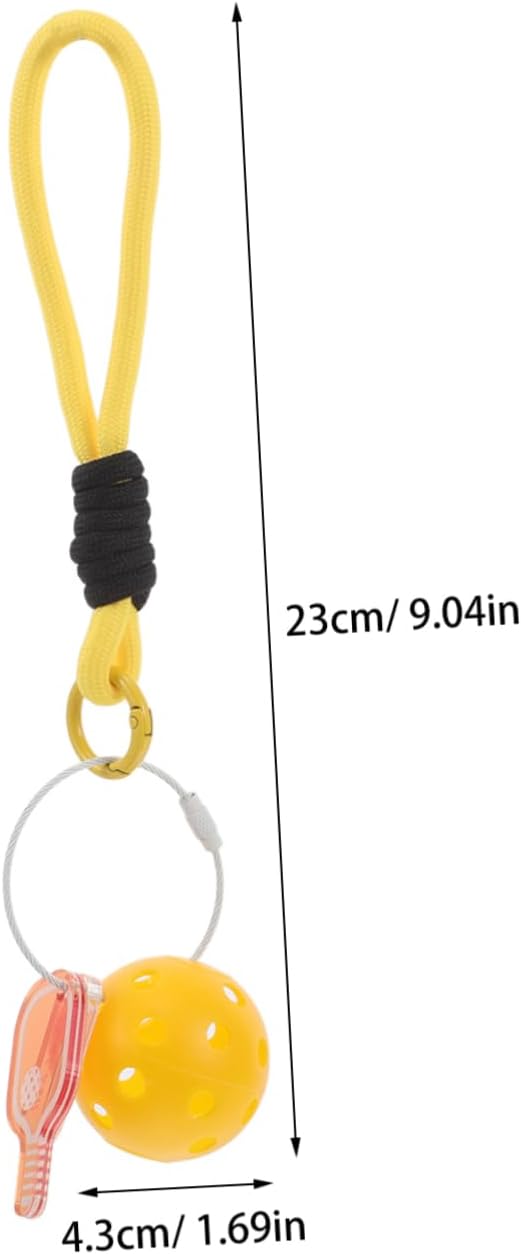 BESPORTBLE Cute Pickleball Keychain for Boys