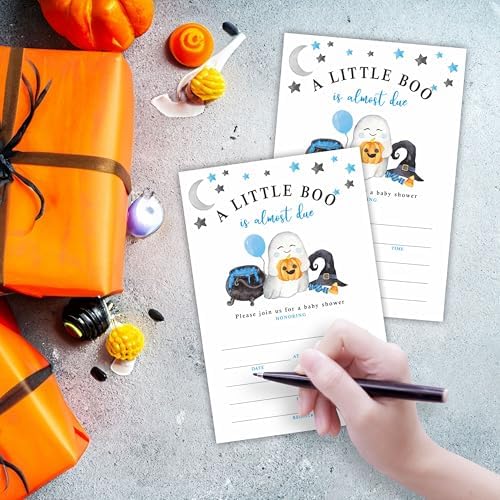25 Halloween Baby Shower Invitations With Envelopes