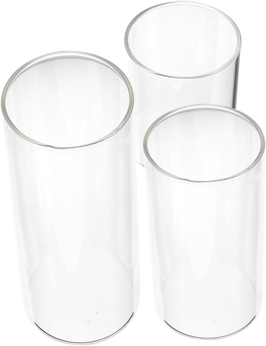 Happyyami 3Pcs Cylinder Candle Covers for Home Wedding Decor