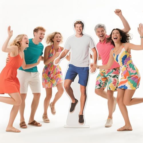 Custom Life Size Cardboard Cutout with Uploaded Photo - 6FT