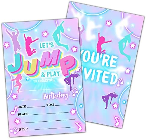 NYCTUG Neon Double-Sided Birthday Party Invites