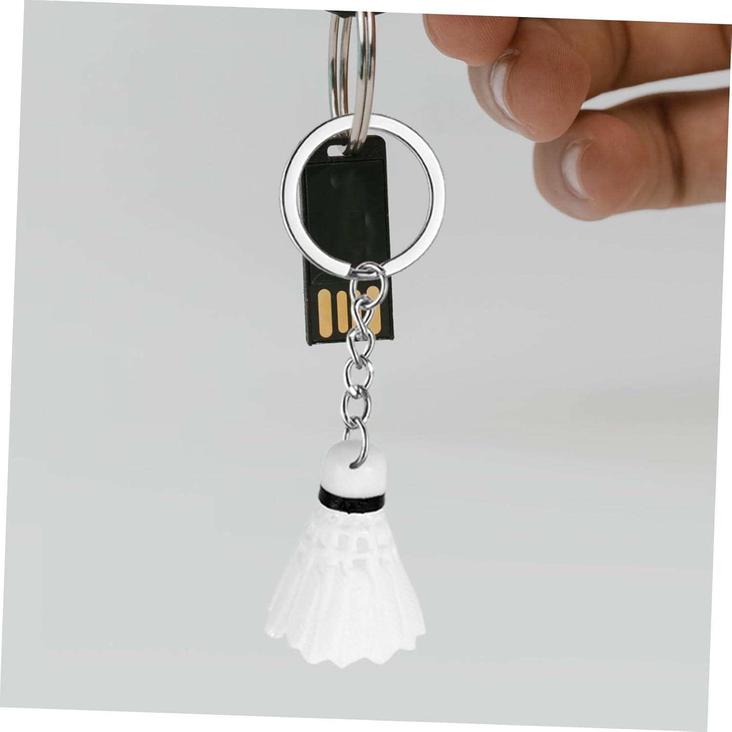 Badminton Keychain Charms Set for Players and Backpack Accessories