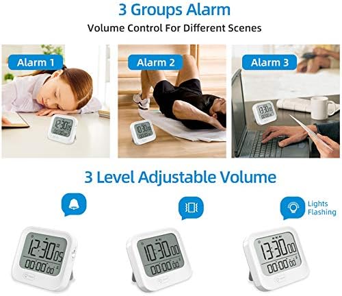 Small Vibrating Alarm Clock with Pomodoro Timer