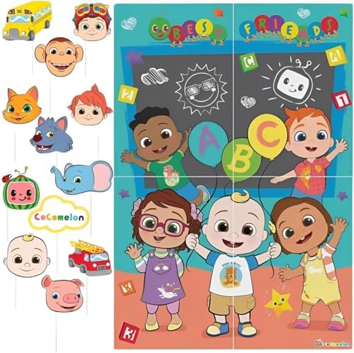 Amscan Cocomelon Photo Props Scene Setters 16 Pcs