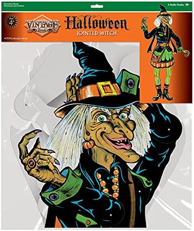 Beistle Vintage Halloween Jointed Witch 1