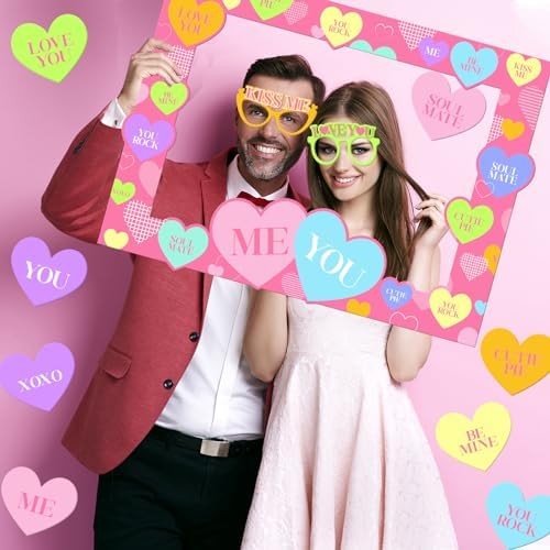 Valentines Day Photo Booth Props Set