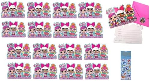 Amscan LOL Birthday Party Supplies Bundle